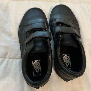 Vans Classic Black Velcro Shoes